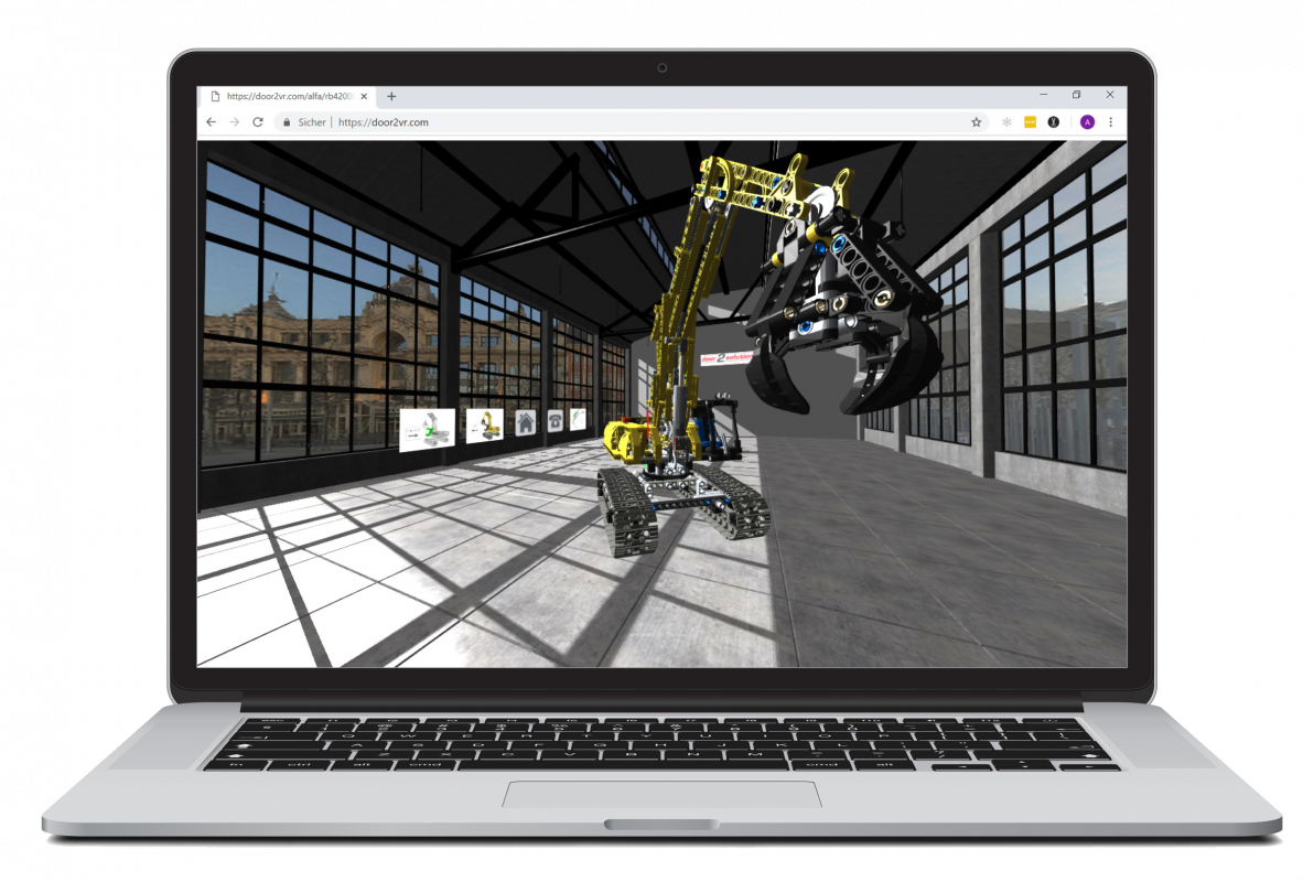 Virtual Showroom für Schulung, Wartung, Marketing und Vertrieb